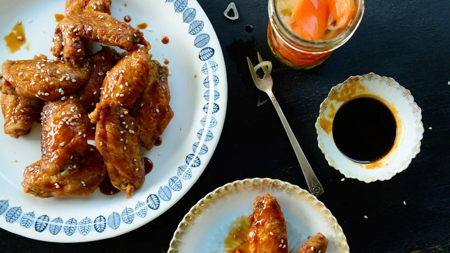 Alitas de pollo coreanas | Hacer Sushi