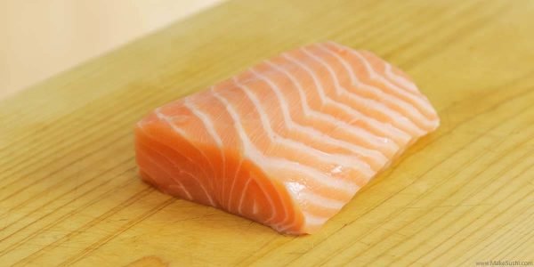 sashimi de salmón plancha